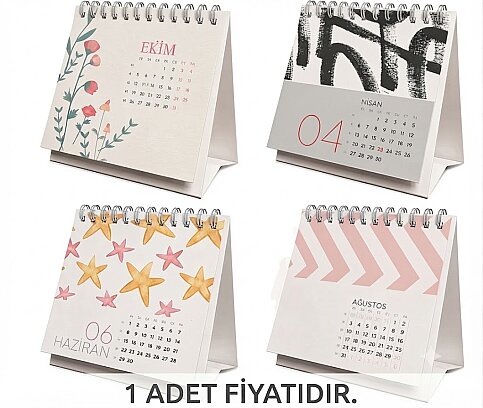 GIPTA 1414-SVM SIVAMA ÜÇGEN MASA TAKVİMİ 14x14 (1212SVM-2061) - 1
