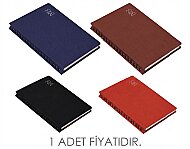 GIPTA 209-FSK FOX DİARY SPİRALLİ GÜNLÜK AJANDA 17x24 TERMO DERİ (0209FSK-2021) - GIPTA