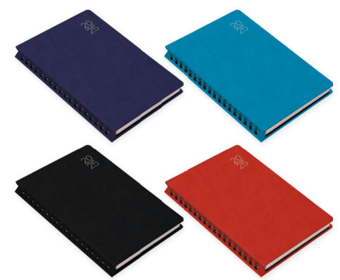 Gıpta 209-Fsk Fox Diary Spiralli Günlük Ajanda 17X24 Termo Deri - 2