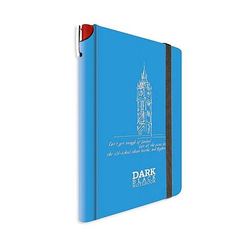 GIPTA 2670 DARK SERT KAPAK SİYAH DEFTER 13x21 DÜZ 64 YAPRAK (2670000-2011) - 1