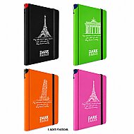 GIPTA 2670 DARK SERT KAPAK SİYAH DEFTER 13x21 DÜZ 64 YAPRAK (2670000-2011) - GIPTA (1)