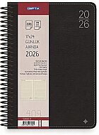 GIPTA 409-SNK SUNDAY SPİRALLİ GÜNLÜK AJANDA 17x24 (0409SNK-2021) - GIPTA