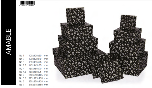 Gıpta Amable Kare Hediyelik Kutu 315x315x150 (Bx0448-07) - 1