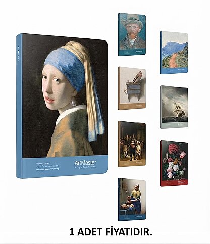 GIPTA 3658 ART MASTER DERİ KAPAK DEFTER 17x24 ÇİZGİLİ 120 YAPRAK (3658000-2011) - 1