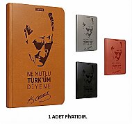 GIPTA 2599 ATATÜRK DERİ KAPAK DEFTER 13x21 ÇİZGİLİ 120 YAPRAK (2599000-2011) - GIPTA