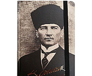 GIPTA 3323 ATATÜRK SPİRALLİ SERT KAPAK DEFTER 13x21 ÇİZGİLİ 120 YAPRAK (3323000-2011) - GIPTA