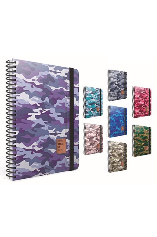 GIPTA 5094 BACKUP NOTES SERT KAPAK DEFTER 17x24 KARELİ 120 YAPRAK (5094000-2011)