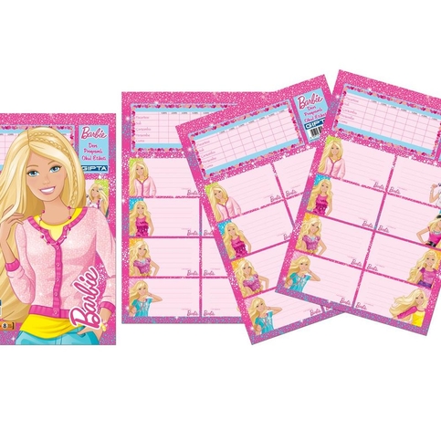 Gıpta 5460 Barbie Ders Programı Okul Etiketi 3lü (5460000-2101) - 1