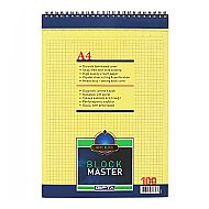 GIPTA 1383 BLOCK MASTER SPİRALLİ BLOKNOT A4 KARELİ 100 YAPRAK (1383000-2181) - GIPTA