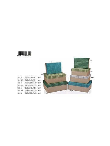 GIPTA BONDY HEDİYELİK KUTU DİKDÖRTGEN 190x260x110 (BX8041-04) - 1