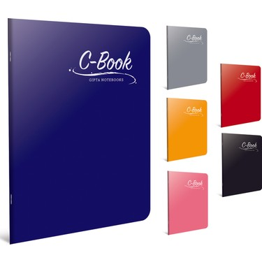 GIPTA 6900000 C BOOK PLASTİK KAPAK DEFTER A4 ÇİZGİLİ 60 YAPRAK