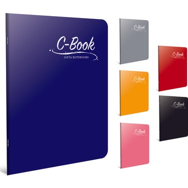 GIPTA C BOOK PLASTİK KAPAK DEFTER A4 ÇİZGİLİ 60 YAPRAK (6900)