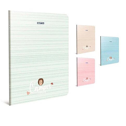 GIPTA 4334 CAMPER KARTON KAPAK DEFTER A4 KARELİ 60 YAPRAK (4334000-2011) - 2