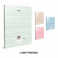GIPTA 4334 CAMPER KARTON KAPAK DEFTER A4 KARELİ 60 YAPRAK (4334000-2011) - GIPTA