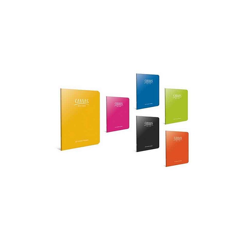 GIPTA 6668 CANVAS PLASTİK KAPAK DEFTER A5 KARELİ 60 YAPRAK (6668000-2011)