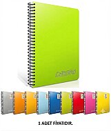 GIPTA 1340 CHROMO SPİRALLİ DEFTER A4 ÇİZGİLİ 120 YAPRAK (1340000-2012) - GIPTA