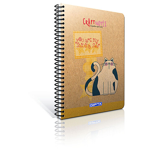 GIPTA 1776 CRAFT SPİRALLİ DEFTER A4 KARELİ 100 YAPRAK (1776000-2011) - 1