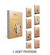 GIPTA 1776 CRAFT SPİRALLİ DEFTER A4 KARELİ 100 YAPRAK (1776000-2011) - GIPTA