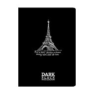 GIPTA 2677 DARK KARTON KAPAK SİYAH DEFTER A5 DÜZ 36 YAPRAK (2677000-2011) - GIPTA