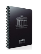 Gıpta Dark Spiralli Siyah Defter 12X17 Düz 50 Yaprak (2674) - GIPTA