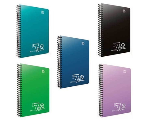Gıpta Eco Bx Notes Spiralli Plastik Kapak Defter A4 7+2 Bölme 240 Yaprak (5037) - 1