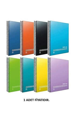 GIPTA 4943 ECO FRESCO SPİRALLİ DEFTER A5 KARELİ 72 YAPRAK (4943000-2011) - 1