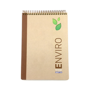 Gıpta Enviro Spiralli Sert Kapak Bloknot A4 Düz 100 Yaprak Kraft (2920) - GIPTA