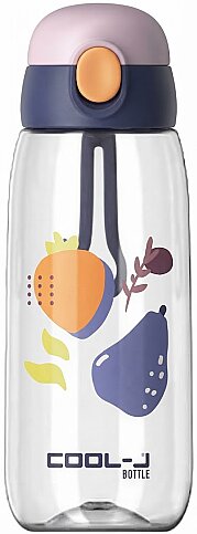 GIPTA K7549 TRİTAN PİPETLİ KİLİTLİ MATARA MAVİ 600ml (K754900-5001) - 1