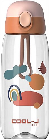 GIPTA K7552 TRİTAN PİPETLİ KİLİTLİ MATARA TURUNCU 600ml (K755200-5001) - 1