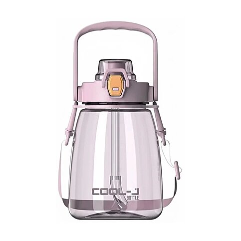 GIPTA K7563 TRİTAN PİPETLİ ASKILI SPORCU MATARA PEMBE 1200ml (K756300-5001) - 1