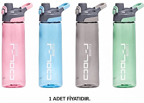 GIPTA K7581 TRİTAN KİLİTLİ MATARA KARIŞIK RENK 500ml (K758100-5001) - 1