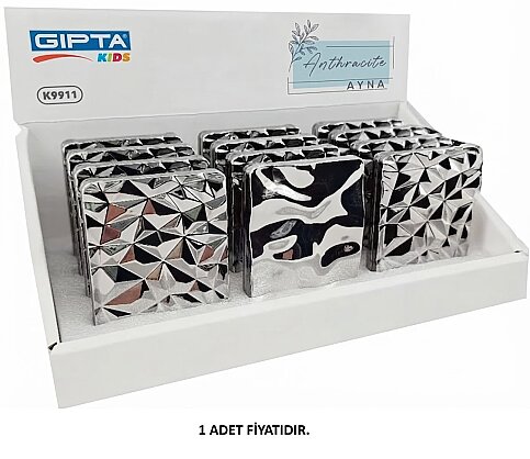 GIPTA K9911 CEP AYNASI ANTHRACİTE METALİK KARE (K991100-5001) - 1