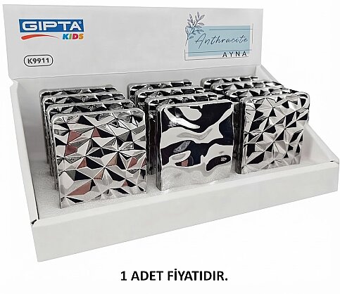 GIPTA K9911 CEP AYNASI ANTHRACİTE METALİK KARE (K991100-5001) - 1