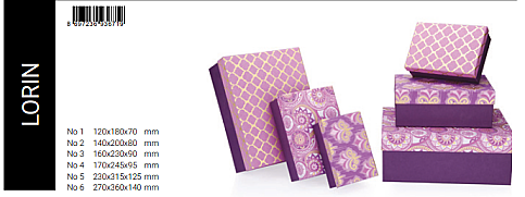 GIPTA LORİN HEDİYELİK KUTU 160x230x90 (BX6719-03) - 1