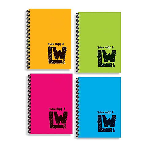 GIPTA 1951 LW EXTRA HAFİF SPİRALLİ DEFTER A4 KARELİ 80 YAPRAK (1951000-2011) - 2