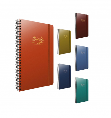 Gıpta 4471 Metal Notes Spiralli Defter A4 Çizgili 100 Yaprak (4471000-2011) - 1