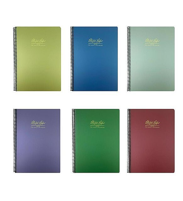 GIPTA 4472 METAL NOTES SPİRALLİ DEFTER A4 KARELİ 100 YAPRAK (4472000-2011)