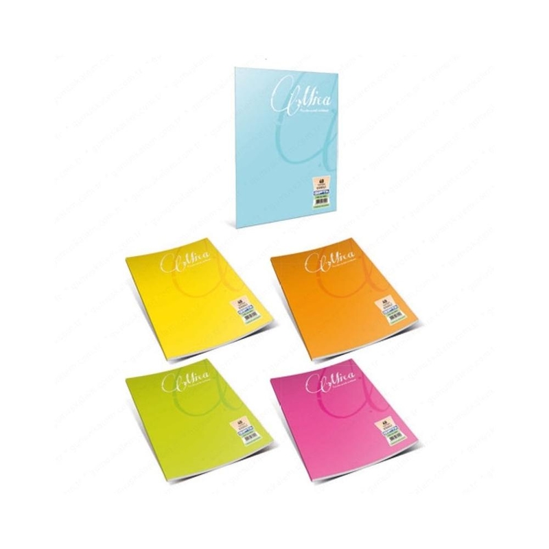 GIPTA MİCA PLASTİK KAPAK DEFTER A4 KARELİ 100 YAPRAK (2489)