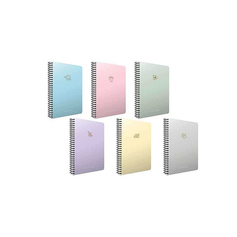 GIPTA 6447 MİCRO NOTES SPİRALLİ SERT KAPAK DEFTER 17x24 ÇİZGİLİ 100 YAPRAK (6447000-2011)