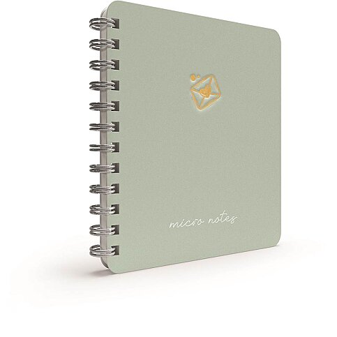 Gıpta 6448 Micro Notes Spiralli Sert Kapak Defter 17x24 Kareli 100 Yaprak (6448000-2011) - 1