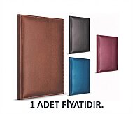 GIPTA 1604 MODELİST DERİ KAPAK DEFTER 17x24 KARELİ 160 YAPRAK (1604000-2012) - 2