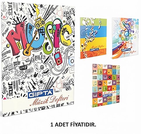GIPTA 2910 MÜZİK DEFTERİ 17x24 40 YAPRAK (2910000-2011) - 1