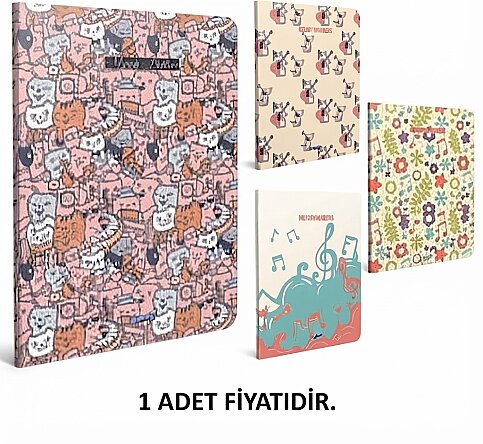 GIPTA 2909 MÜZİK DEFTERİ A4 40 YAPRAK (2909000-2011) - 1