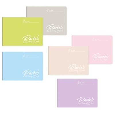Gıpta 4162 Pastels Plastik Kapak Resim Defteri 17x24 32 Yaprak (4162000-2011) - 1