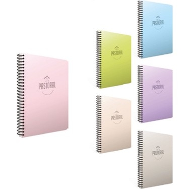 Gıpta 3247 Pastoral Spiralli Defter A4 Çizgili 120 Yaprak (3247000-2011) - 1