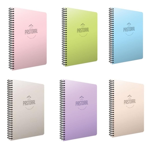Gıpta 5552 Pastoral Spiralli Plastik Kapak Defter A4 Çizgili 160 Yaprak (5552000-2011) - 1