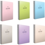 Gıpta Pastoral Spiralli Plastik Kapak Defter A4 Kareli 160 Yaprak (5553) - GIPTA
