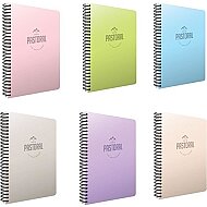 GIPTA 5553 PASTORAL SPİRALLİ PLASTİK KAPAK DEFTER A4 KARELİ 160 YAPRAK (5553000-2011) - GIPTA