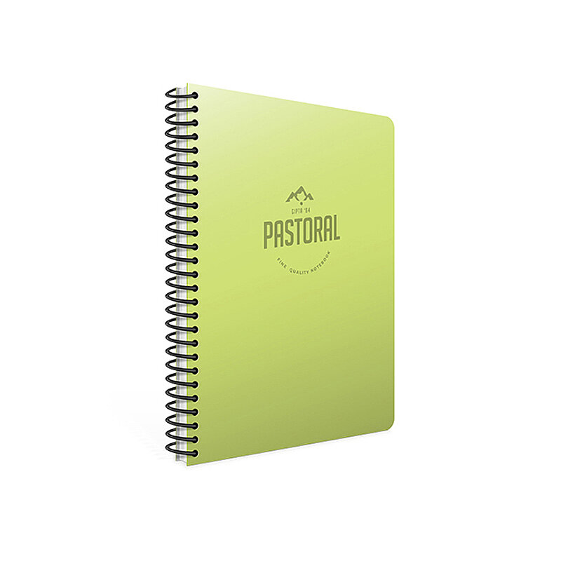 GIPTA 3245 PASTORAL SPİRALLİ PLASTİK KAPAK DEFTER A4 KARELİ 96 YAPRAK (3245000-2011)