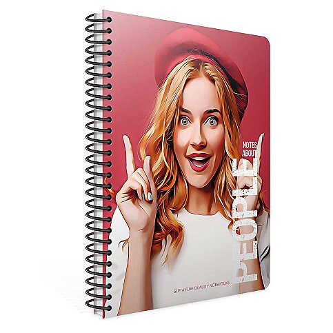 Gıpta 6260 People Spiralli Sert Kapak Defter 17x24 Çizgili 120 Yaprak (6260000-2011) - 1